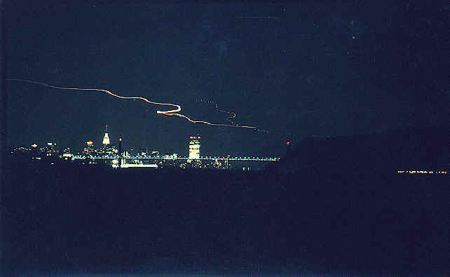 NYC looking down the Hudson River, 1977